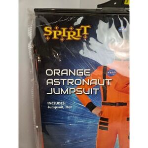 Spirit Halloween Orange Astronaut Jumpsuit Costume Child Medium 8–10 NASA